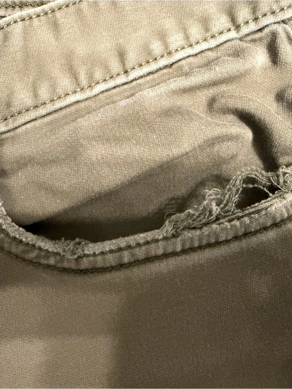Banana Republic Men’s Olive Green Travel Slim Jeans
